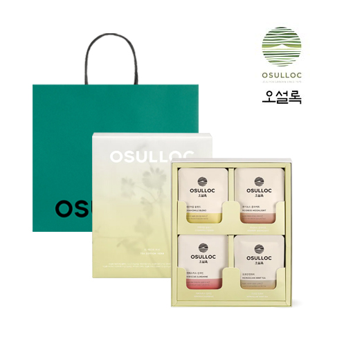 [오설록] 티 에디션 허브 4종*4입 총16입 (쇼핑백)